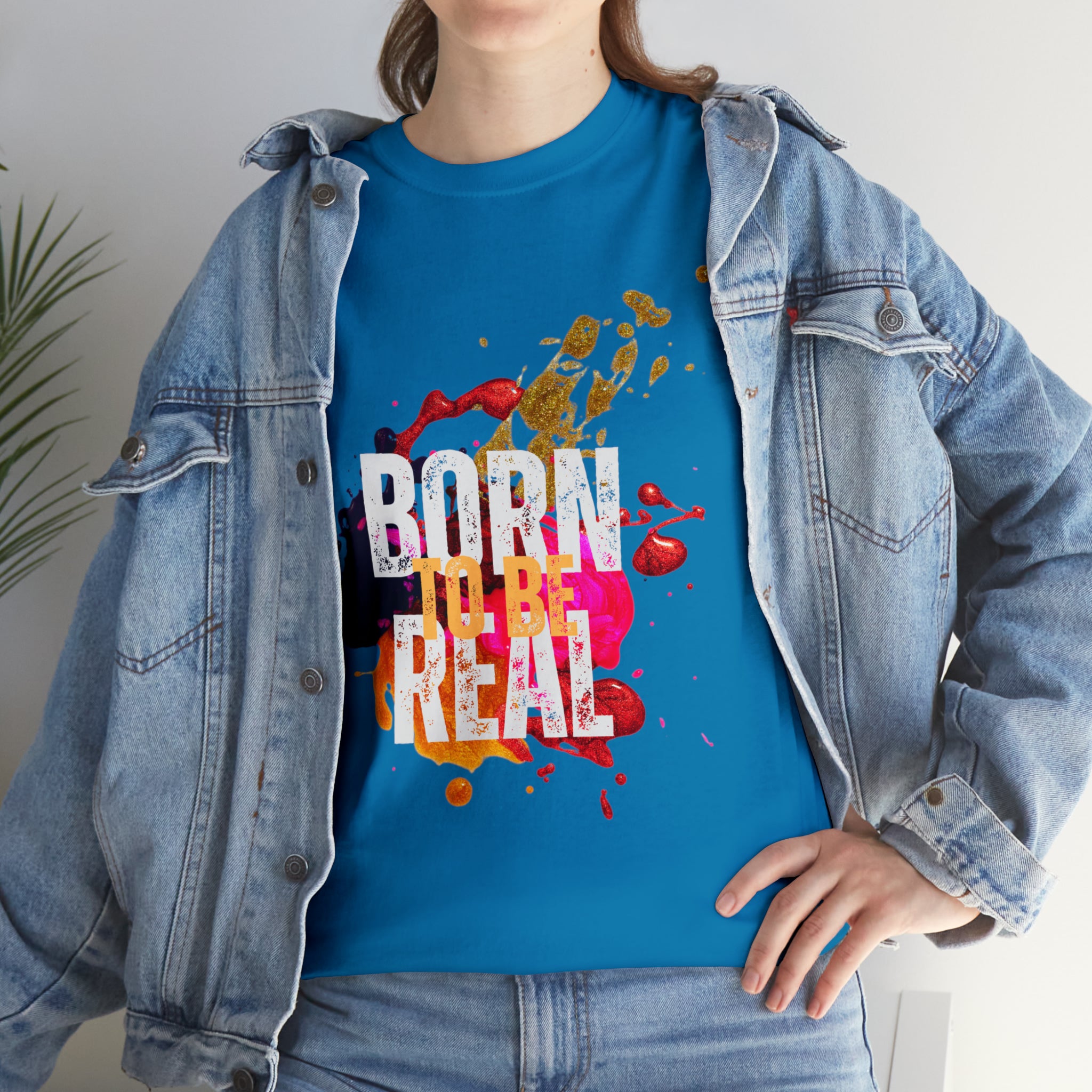 Born To Be Real  | Genuine Spirit Unisex Statement Tee