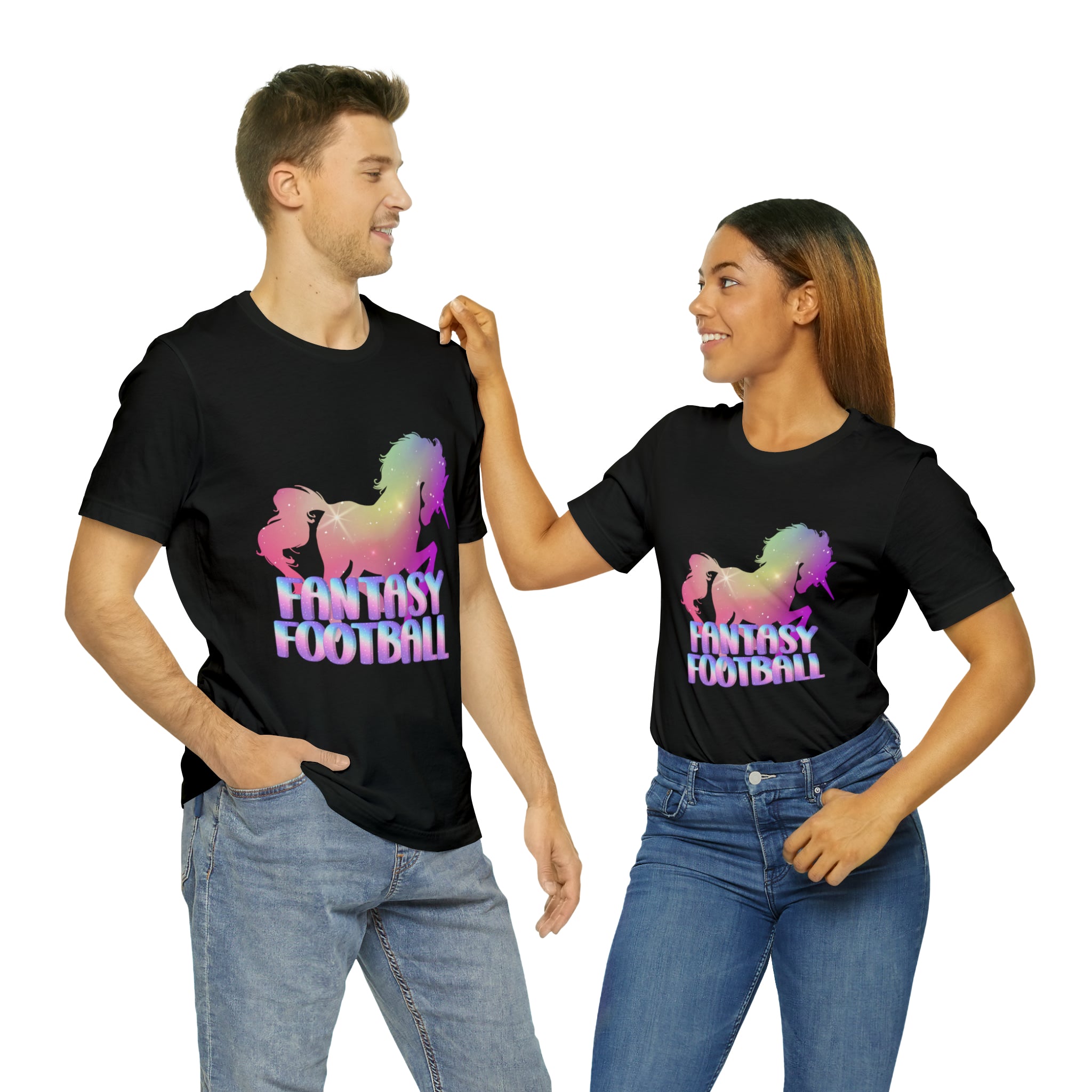 Fantasy Football Pink Shirt | Unicorn Fantasy Football Unisex T-Shirt