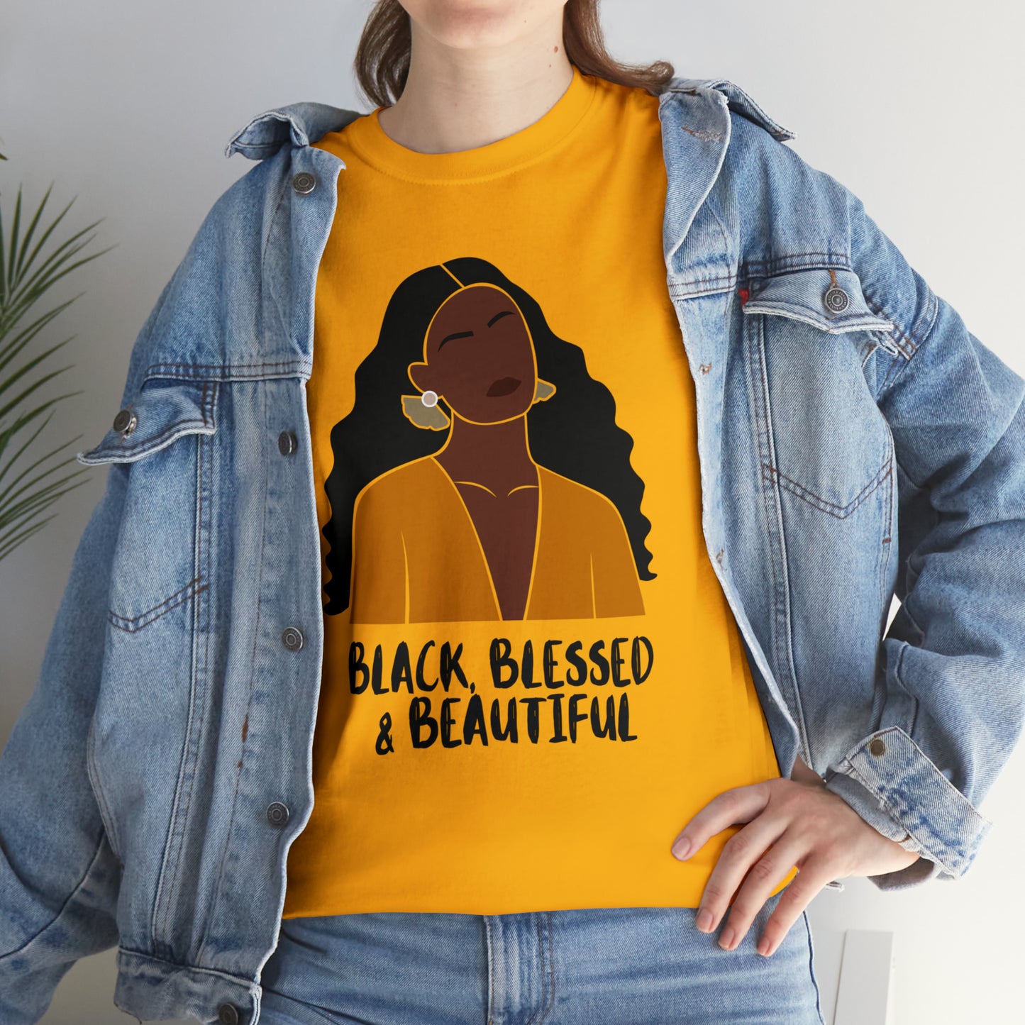 Black, Blessed & Beautiful Shirt | Empowered & Beautiful Cotton T-shirt