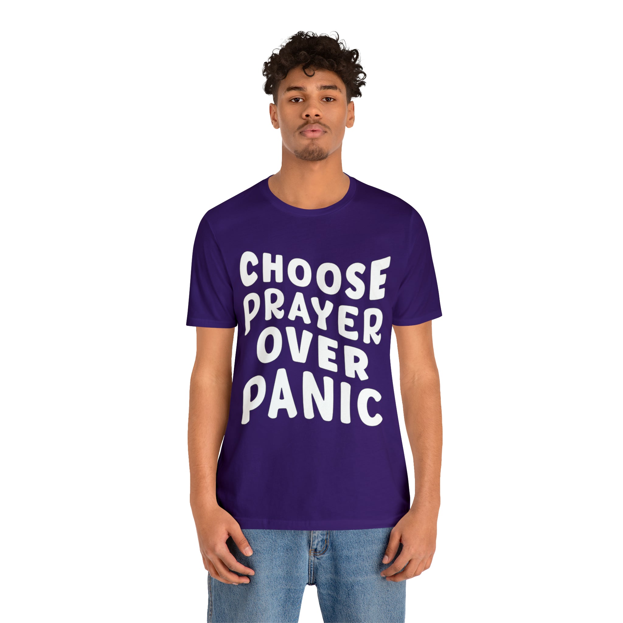 Prayer Over Panic Unisex Shirt | Religious Shirt for Prayers