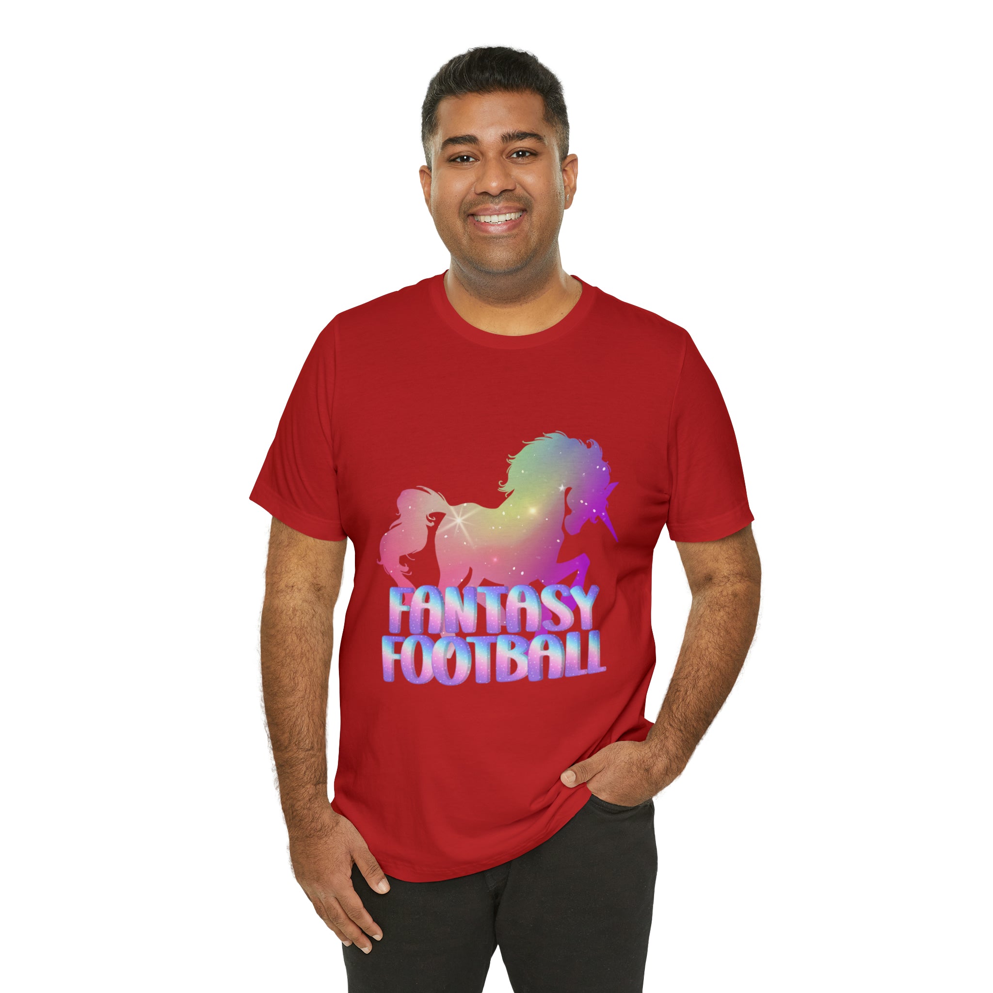Fantasy Football Pink Shirt | Unicorn Fantasy Football Unisex T-Shirt
