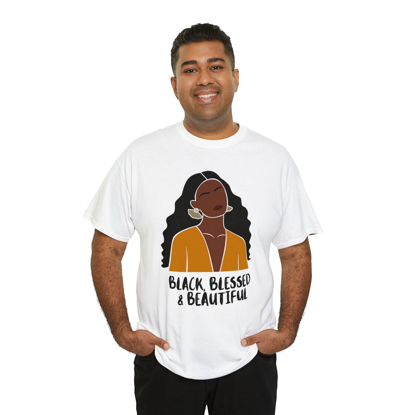 Black, Blessed & Beautiful Shirt | Empowered & Beautiful Cotton T-shirt