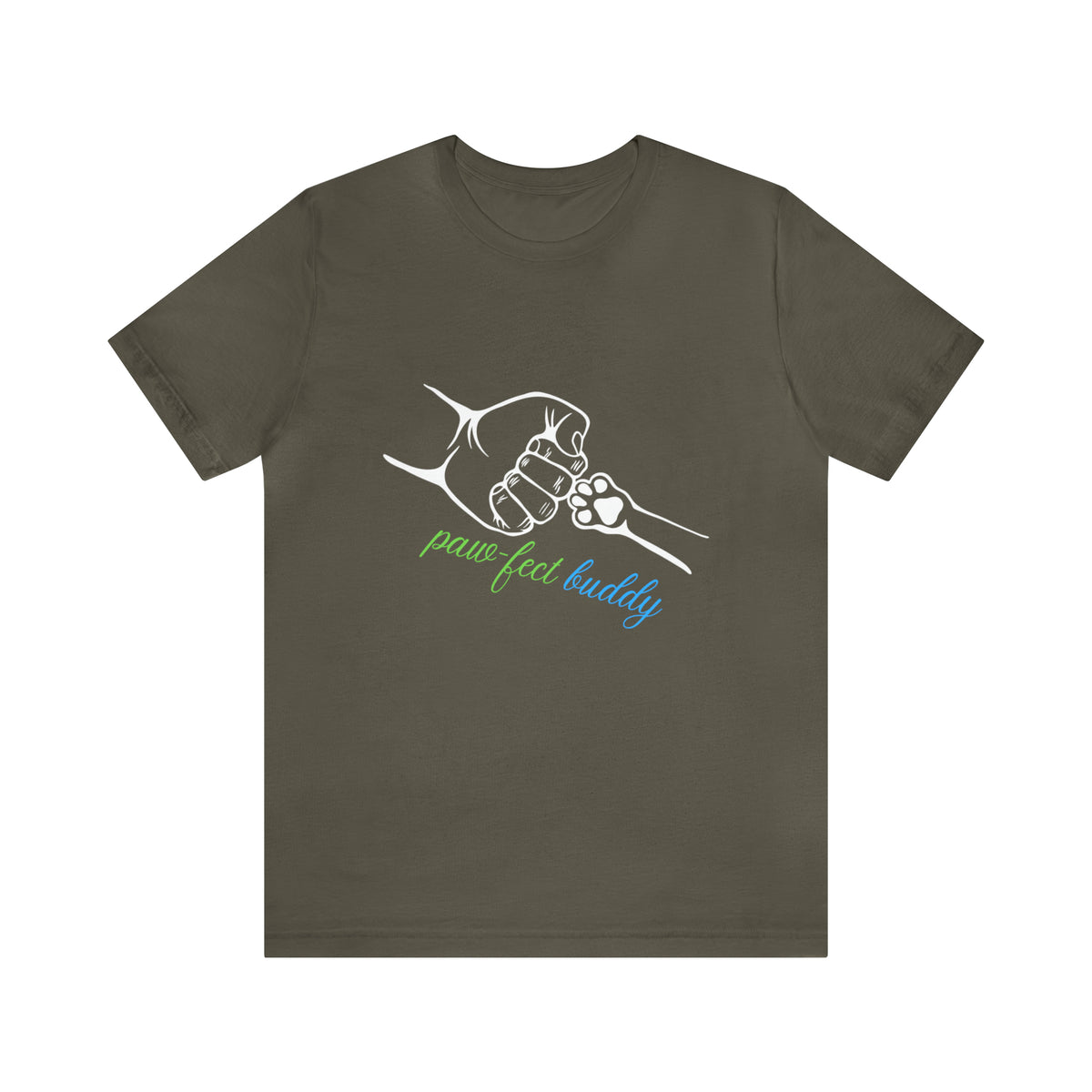 Paw-fect Buddy Sort Sleeve Shirt | Dog Lover Unisex T-Shirt