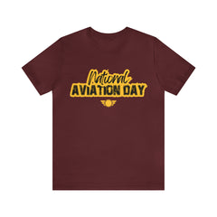 National Aviation Day Yellow Shirt | Airplane Pilot T-Shirt