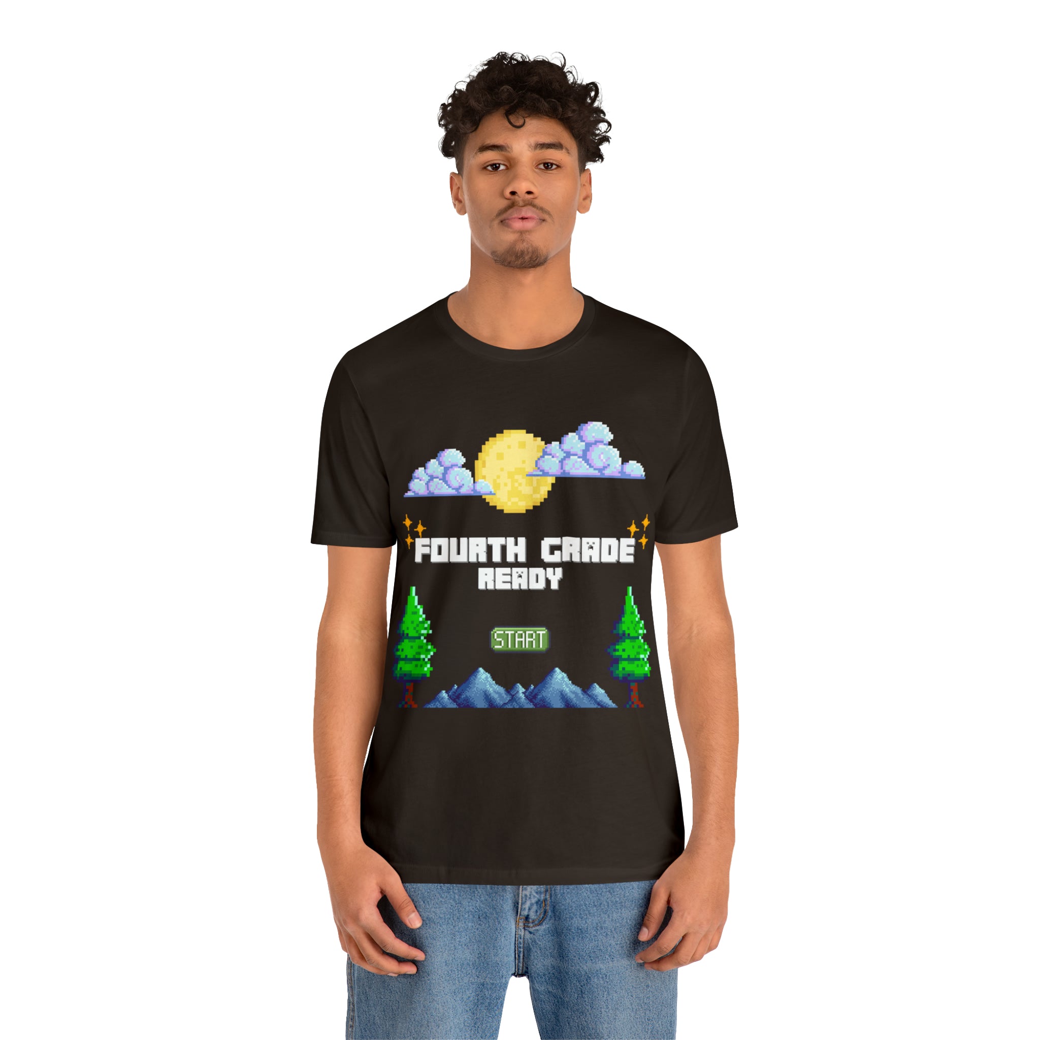 Fourth Grade Ready Pixel Shirt | Minecraft Unisex T-Shirt