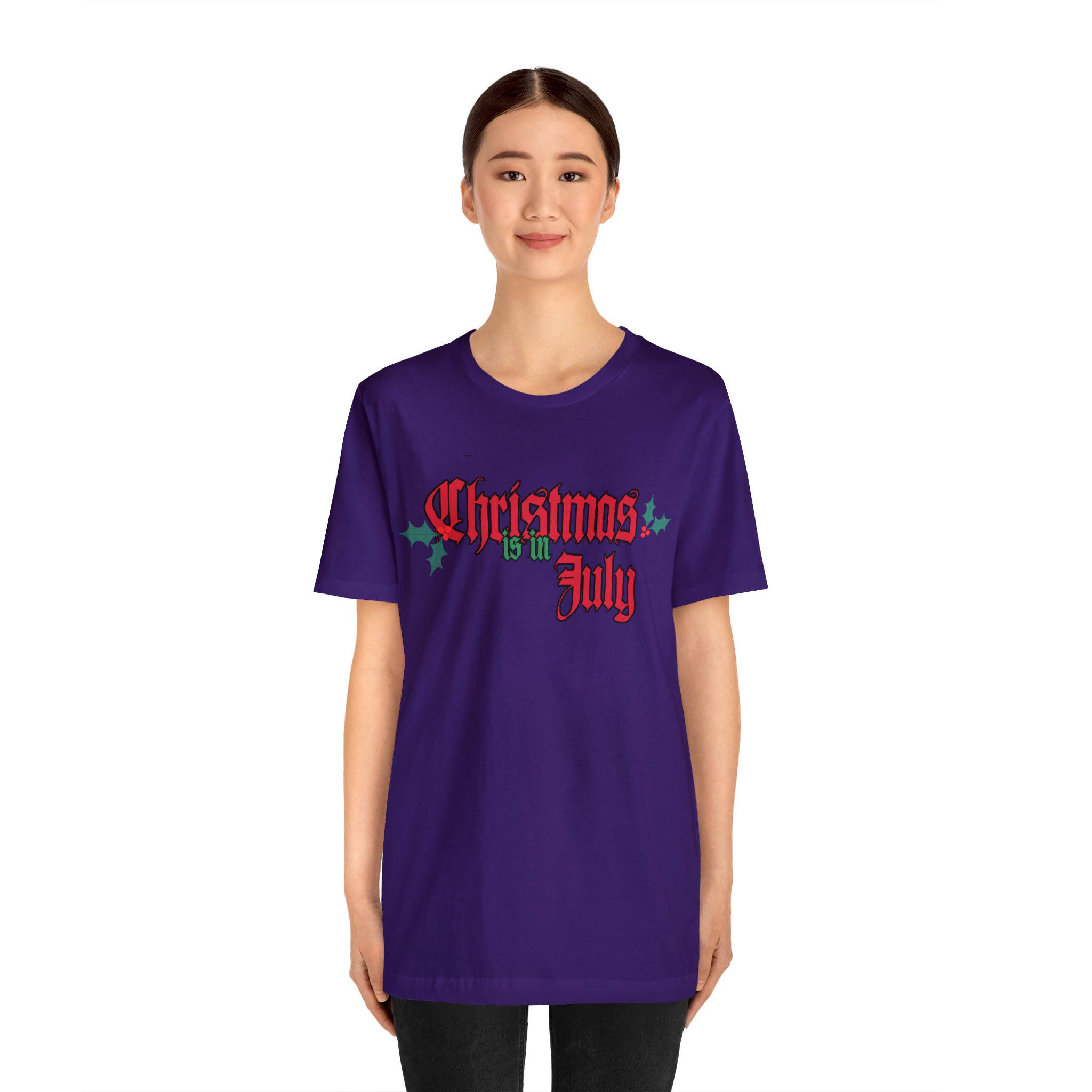 Christmas is in July Shirt | Christmas in July Statement T-Shirt