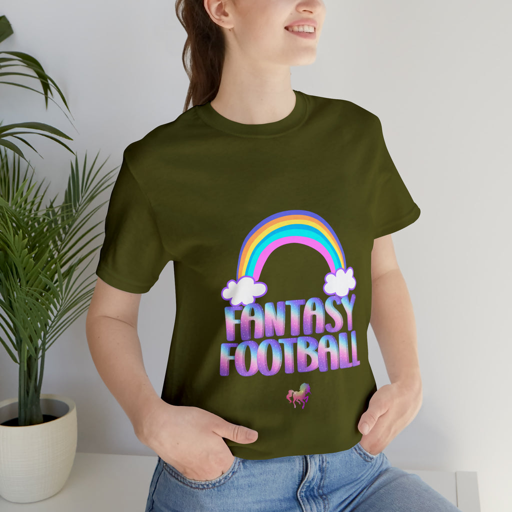 Cute Fantasy Football Shirt | Pink Cute Fantasy Football Unisex T-Shirt
