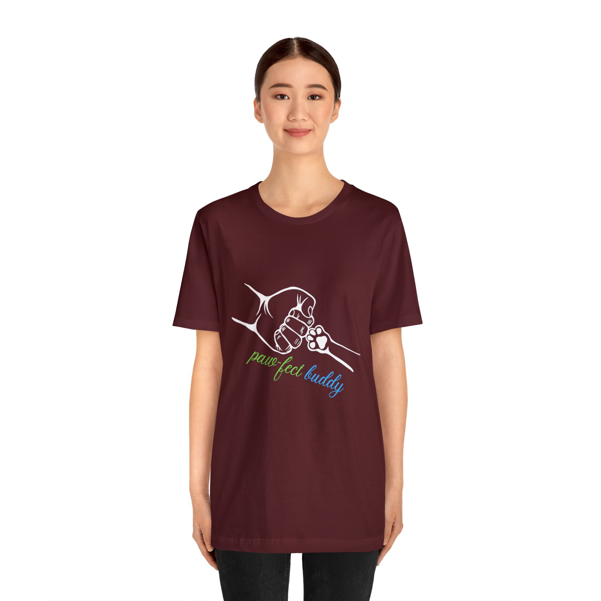 Paw-fect Buddy Sort Sleeve Shirt | Dog Lover Unisex T-Shirt