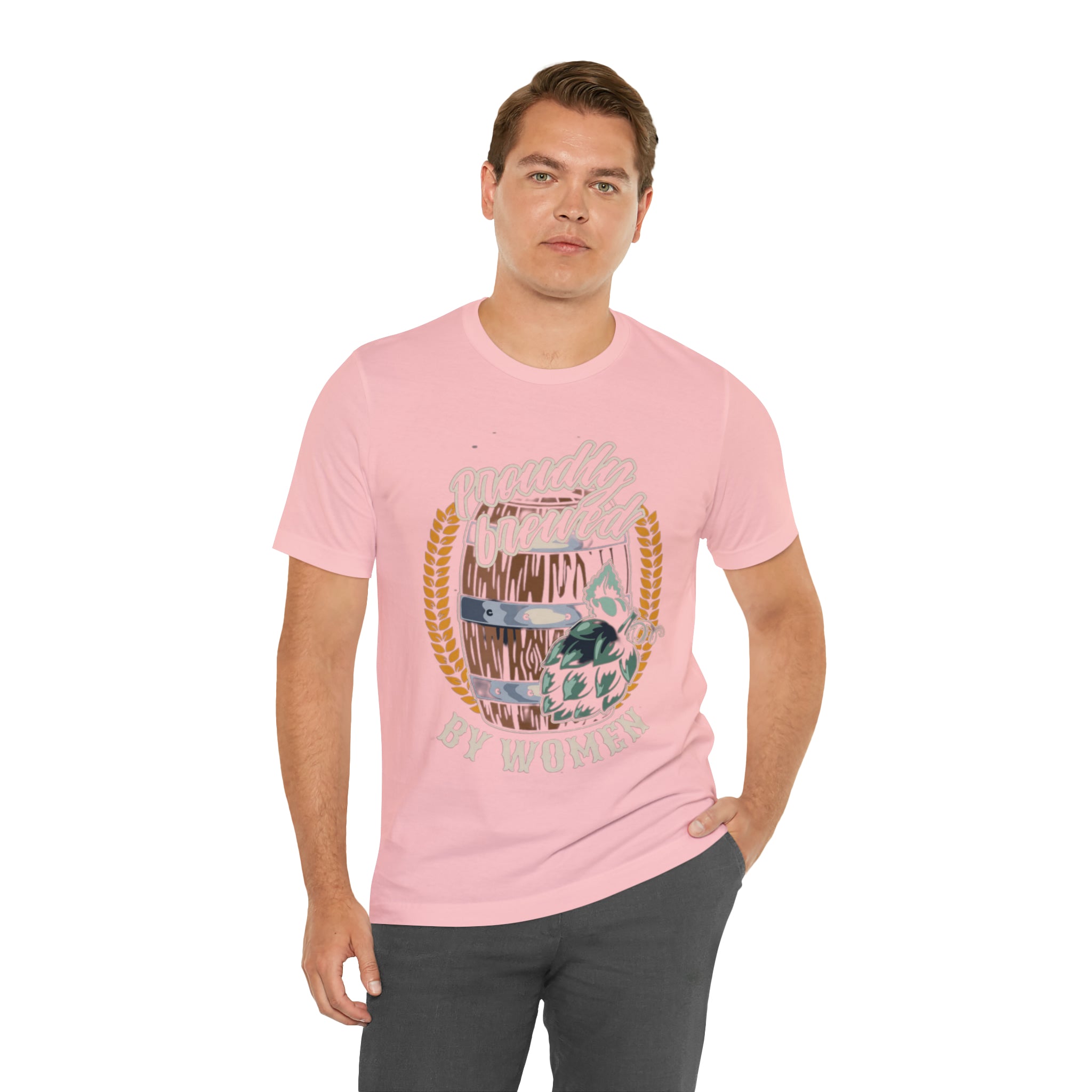 Brewed by Women Beer Shirt | Drink Beer Unisex T-Shirt