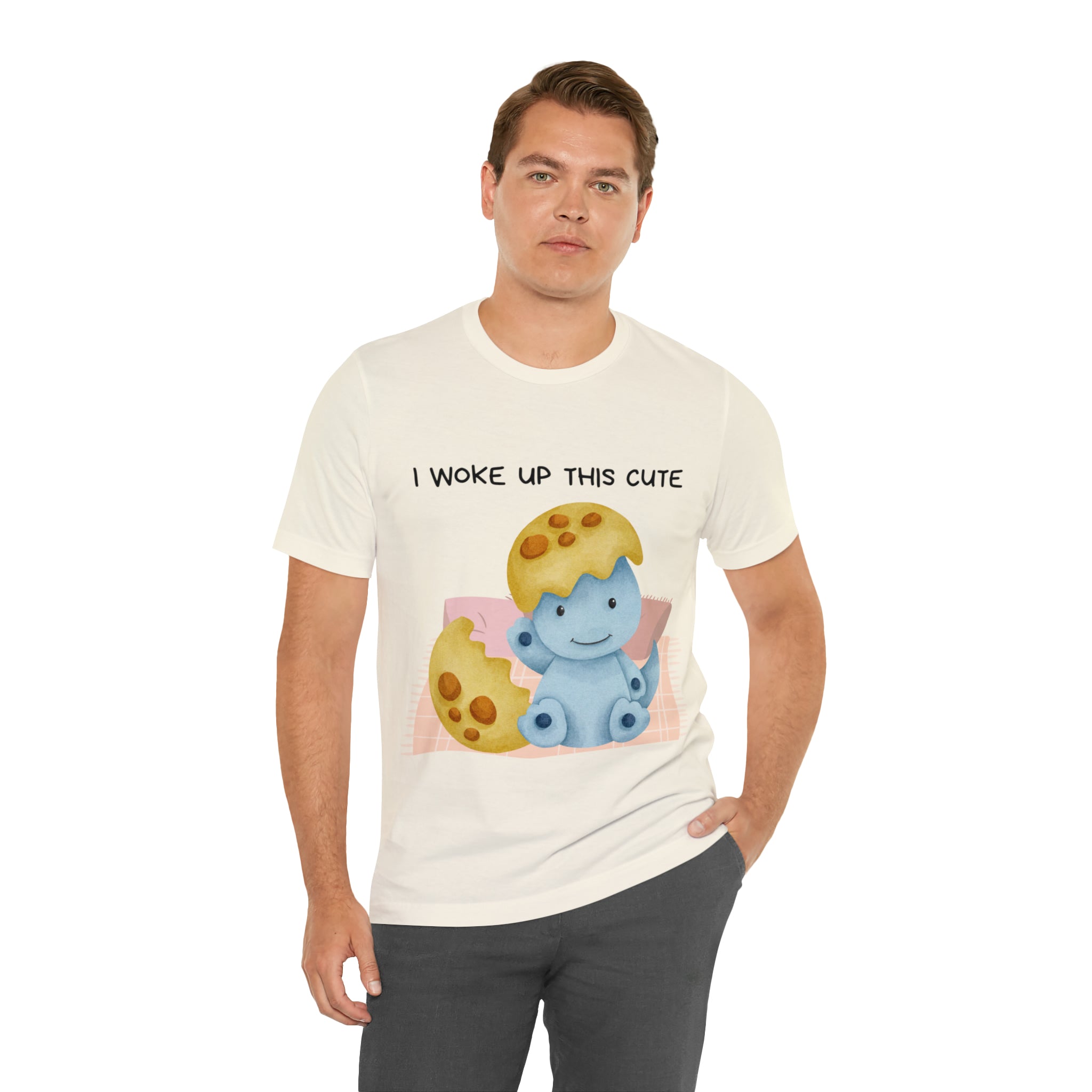 I Woke Up This Cute Shirt | Baby Dino Collection Unisex T-Shirt