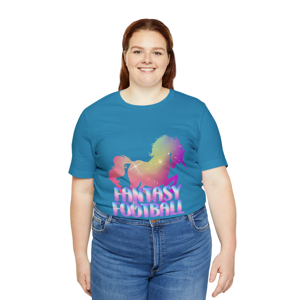 Fantasy Football Pink Shirt | Unicorn Fantasy Football Unisex T-Shirt