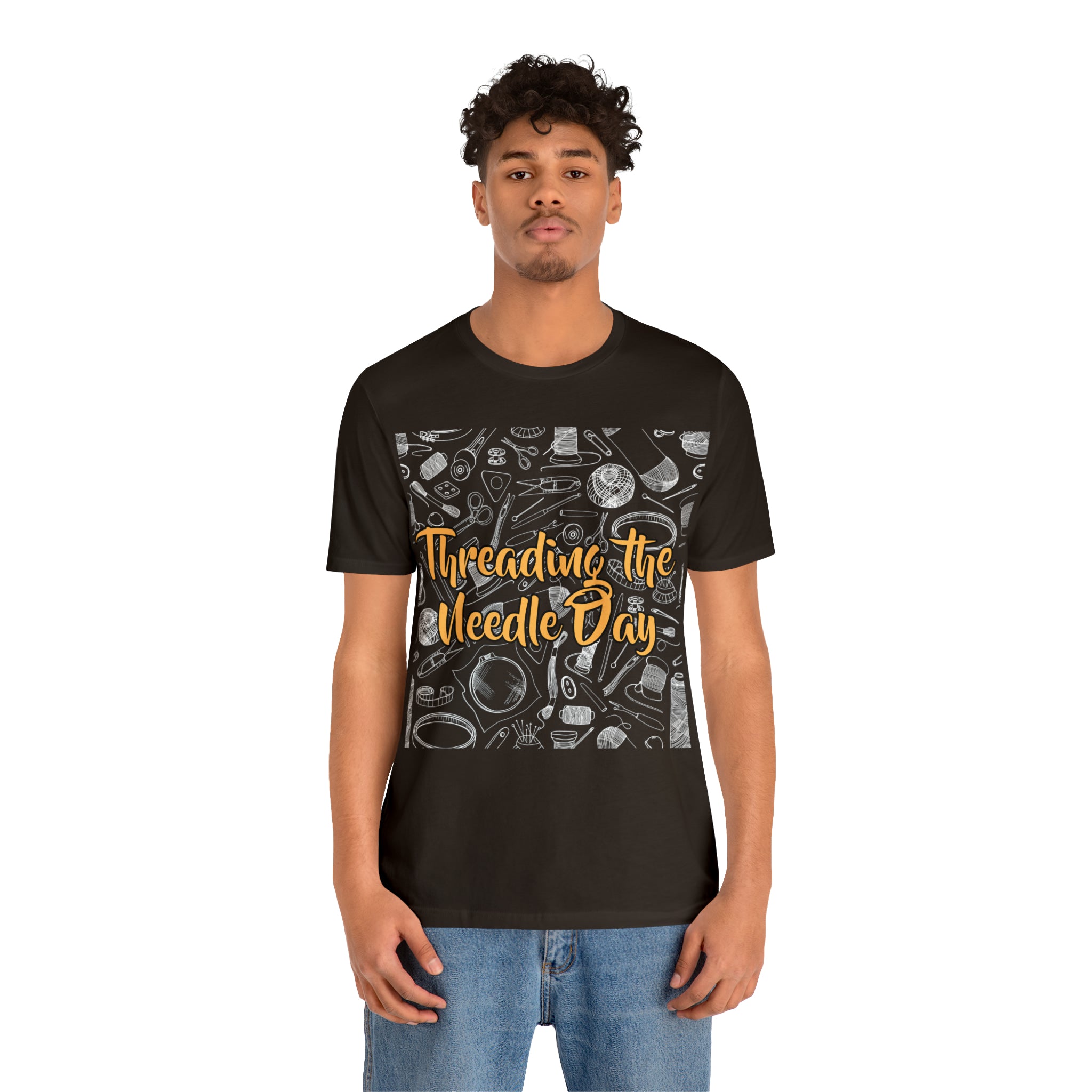 Threading the Needle Day Shirt | Tailor Sewing Unisex T-Shirt