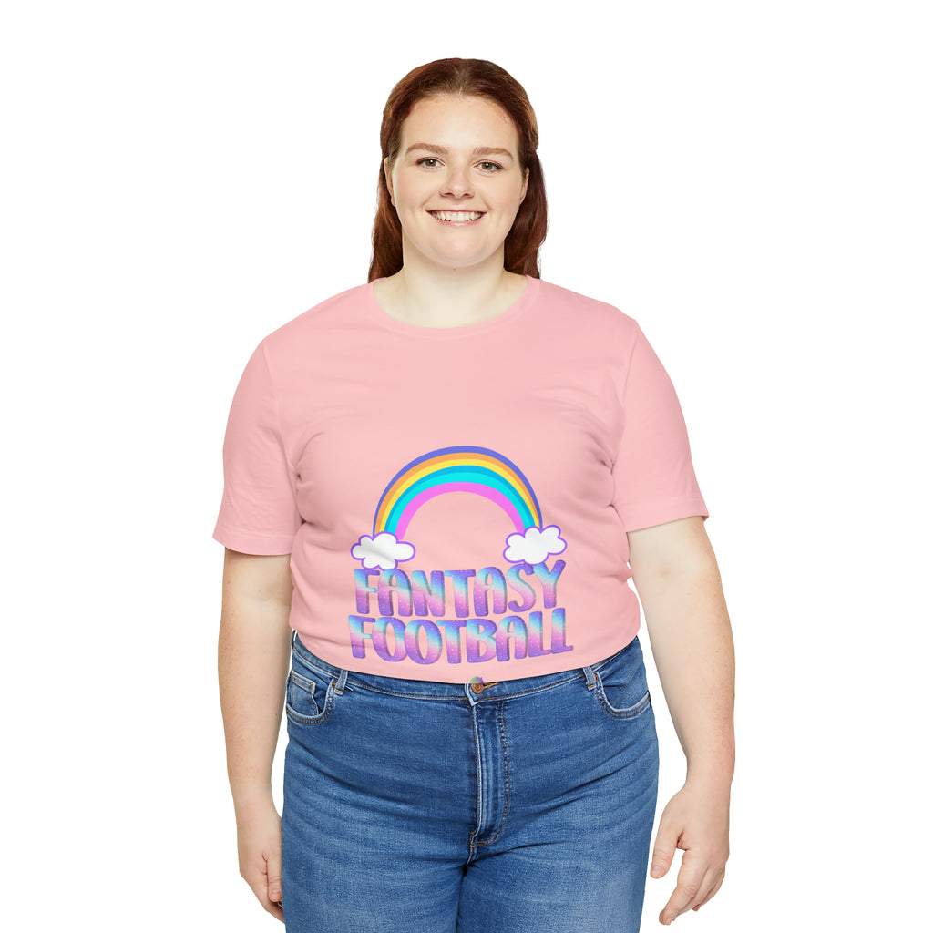Cute Fantasy Football Shirt | Pink Cute Fantasy Football Unisex T-Shirt