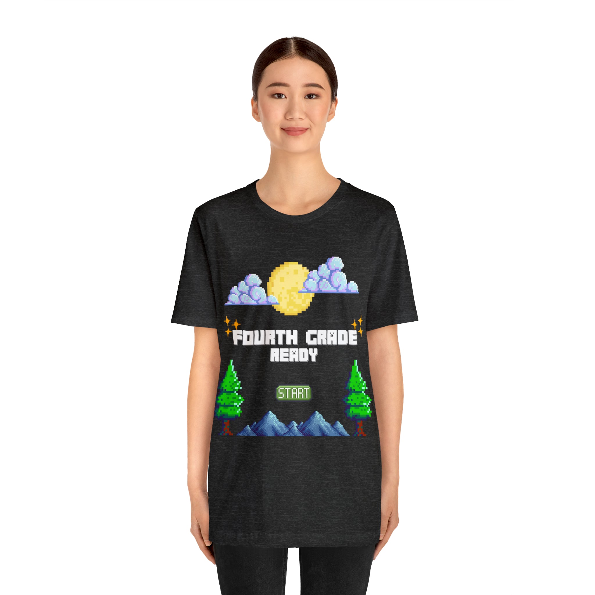 Fourth Grade Ready Pixel Shirt | Minecraft Unisex T-Shirt