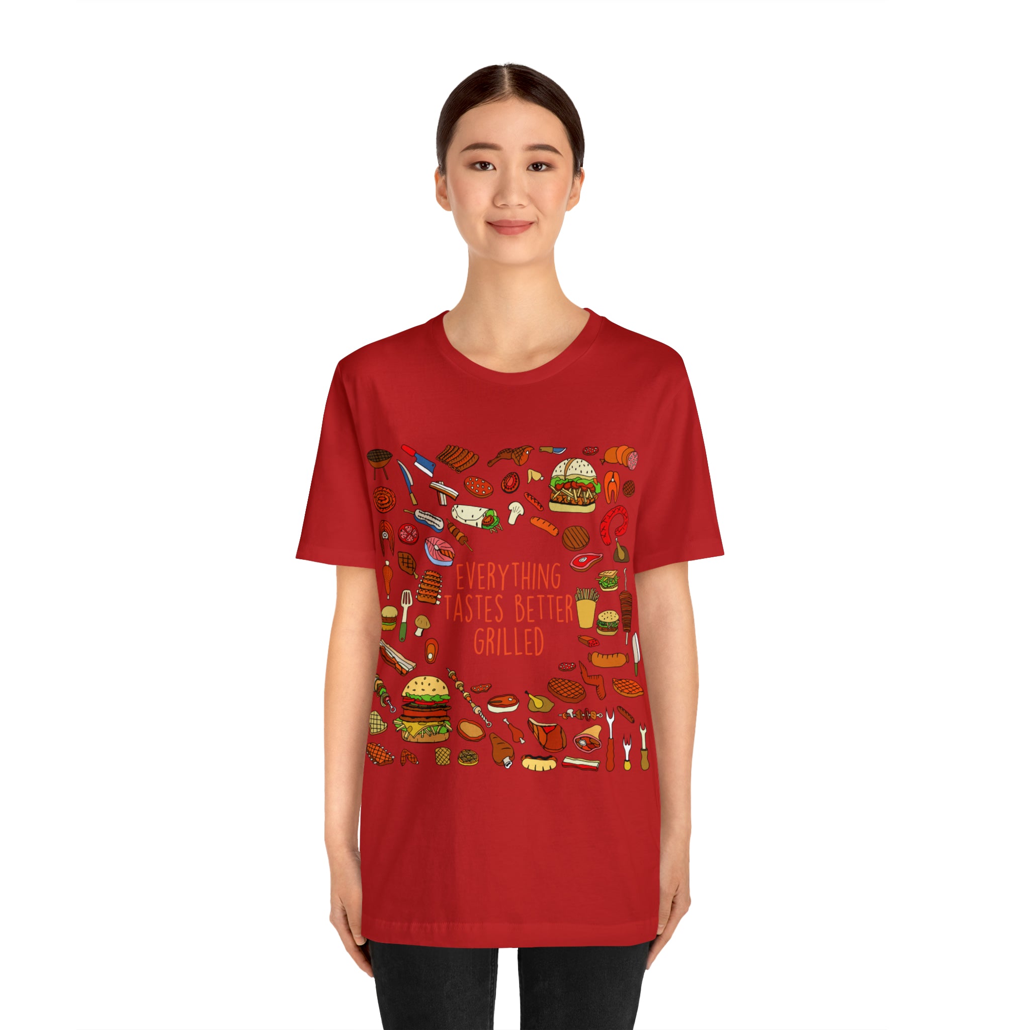 Everything Tastes Better Grilled Shirt | Grilling Love Unisex T-Shirt