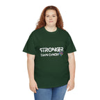 Stronger Than Cancer Shirt | Cancer Warrior Support Unisex T-Shirt