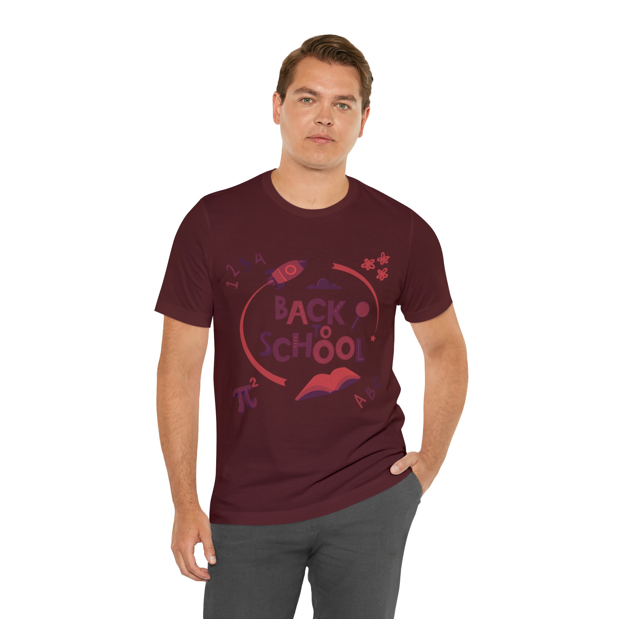 Back to School Subjects Shirt | Back to School Rocket Unisex T-Shirt