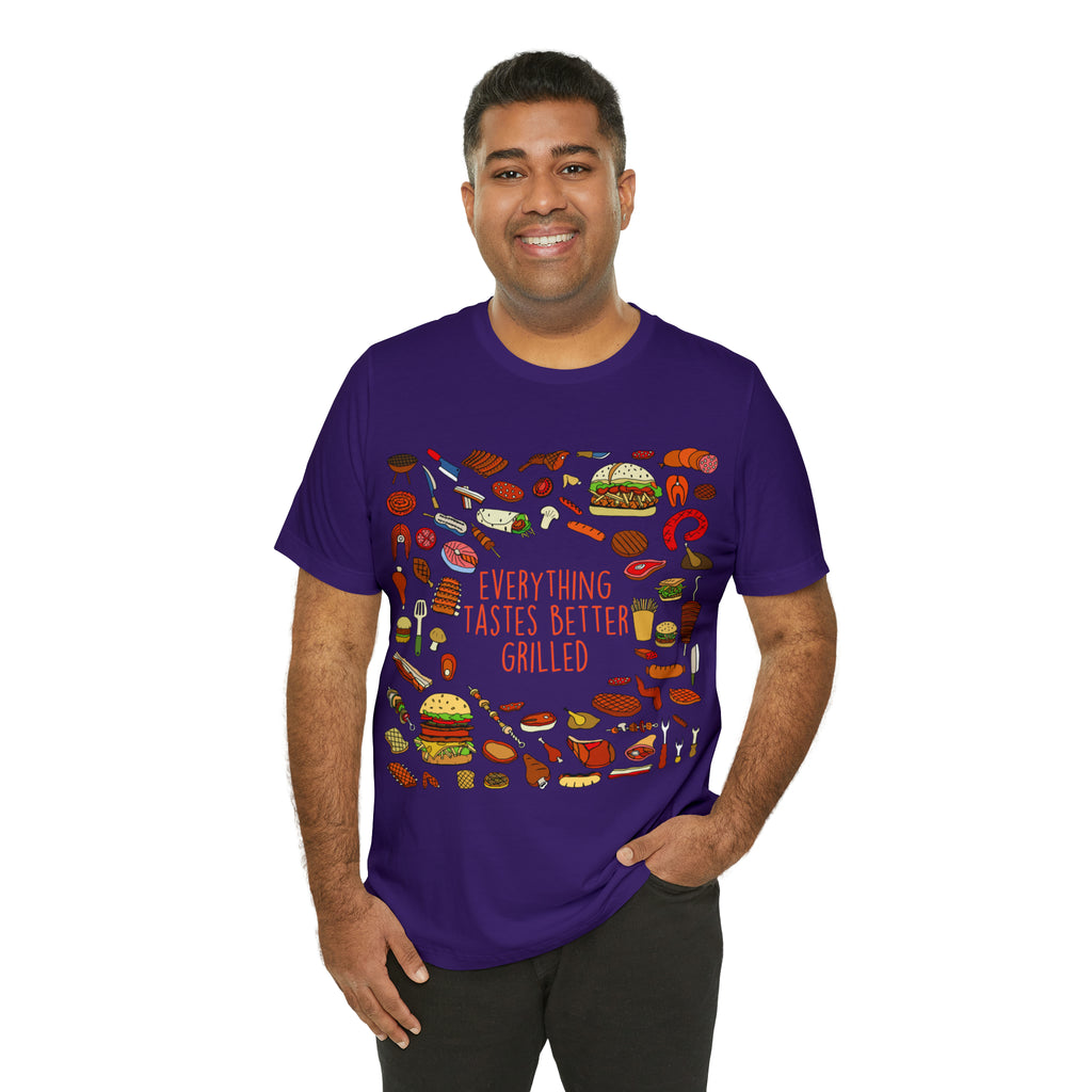Everything Tastes Better Grilled Shirt | Grilling Love Unisex T-Shirt