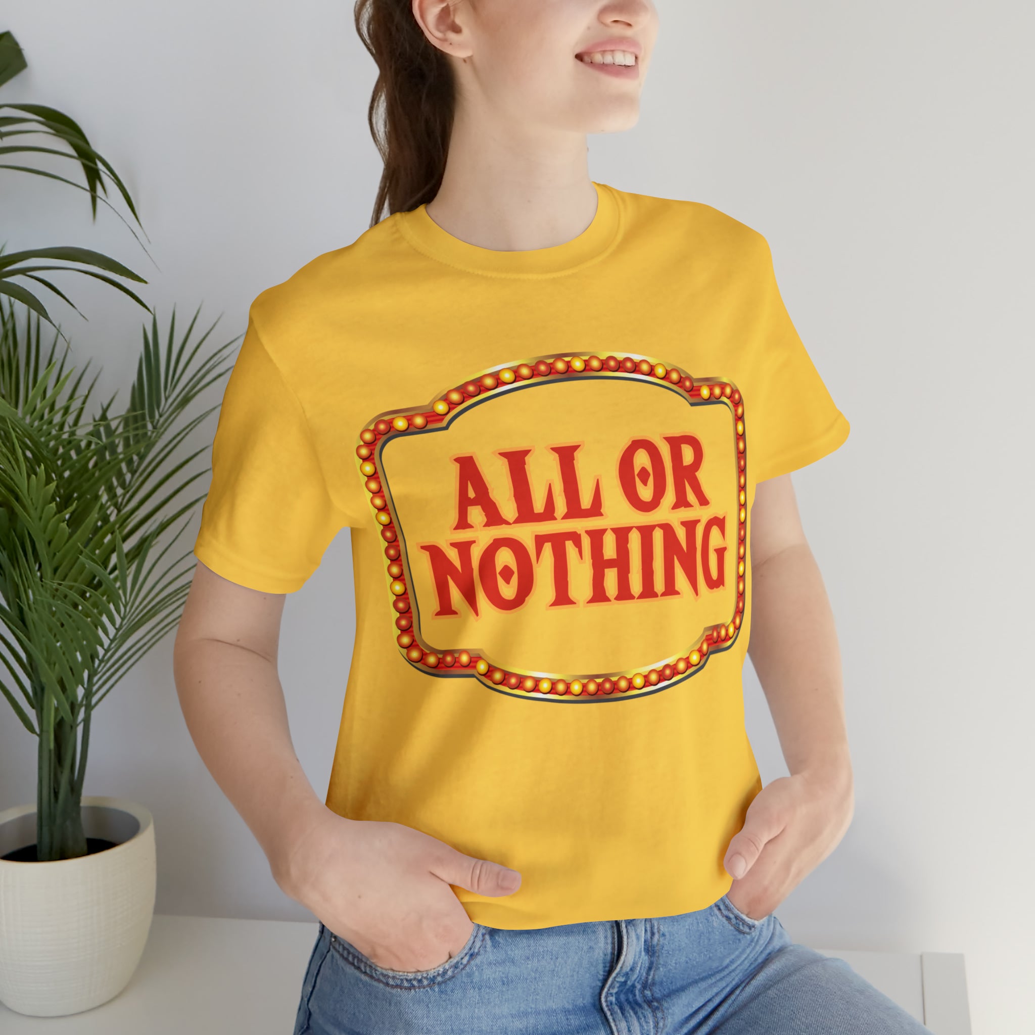 All or Nothing Day Shirt 2 | Poker Casino Unisex T-Shirt