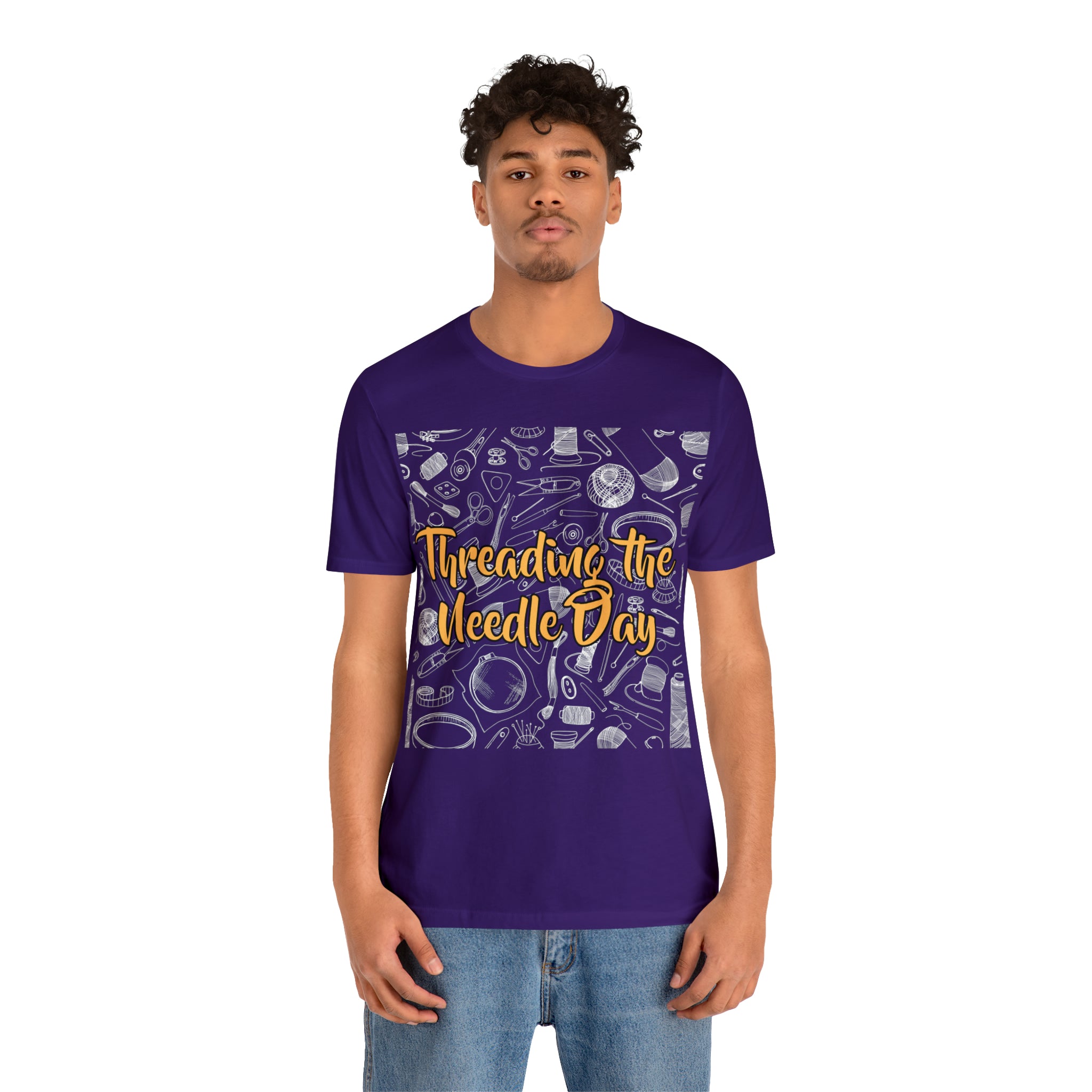 Threading the Needle Day Shirt | Tailor Sewing Unisex T-Shirt