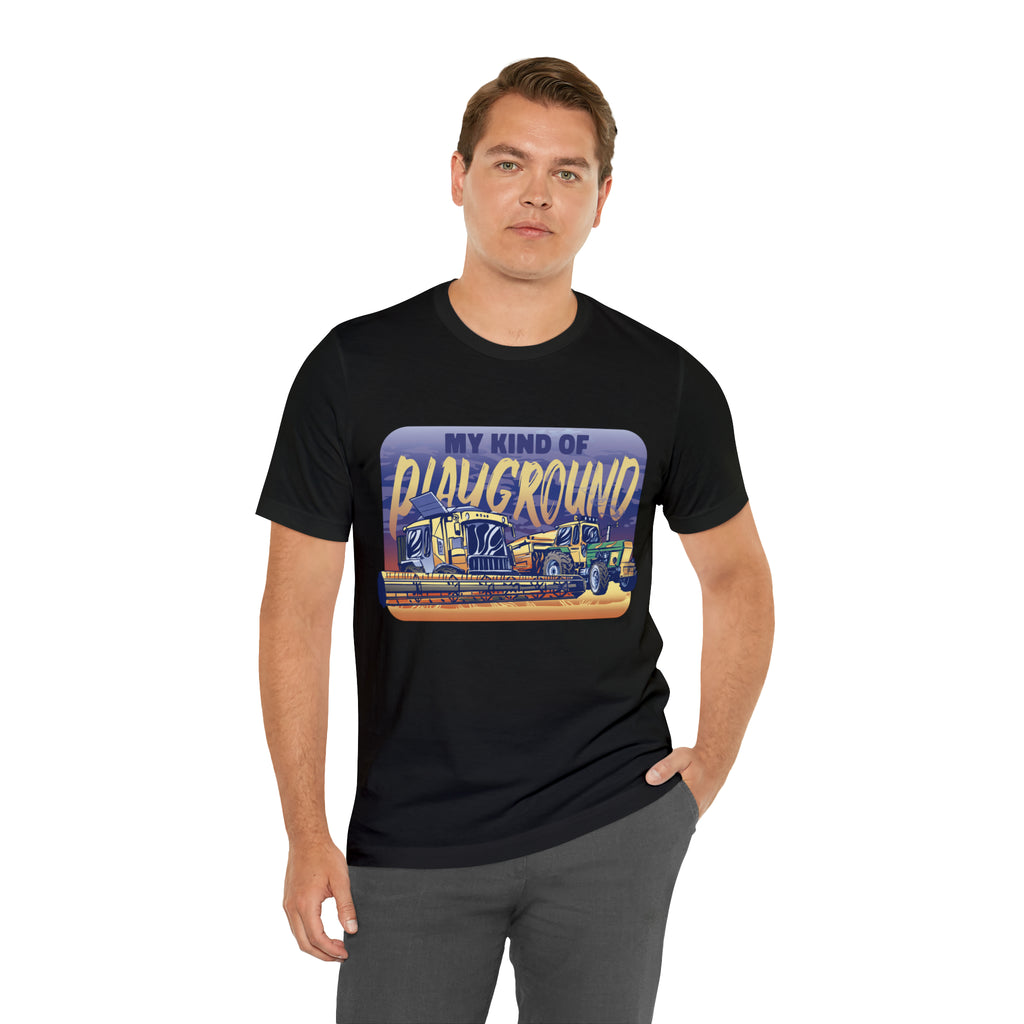 Tractor Farmer Playground Shirt | Tractor Enthusiast Unisex T-Shirt