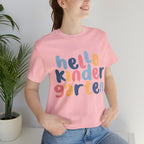 Hello Kindergarten School Shirt | First day of School Unisex T-Shirt
