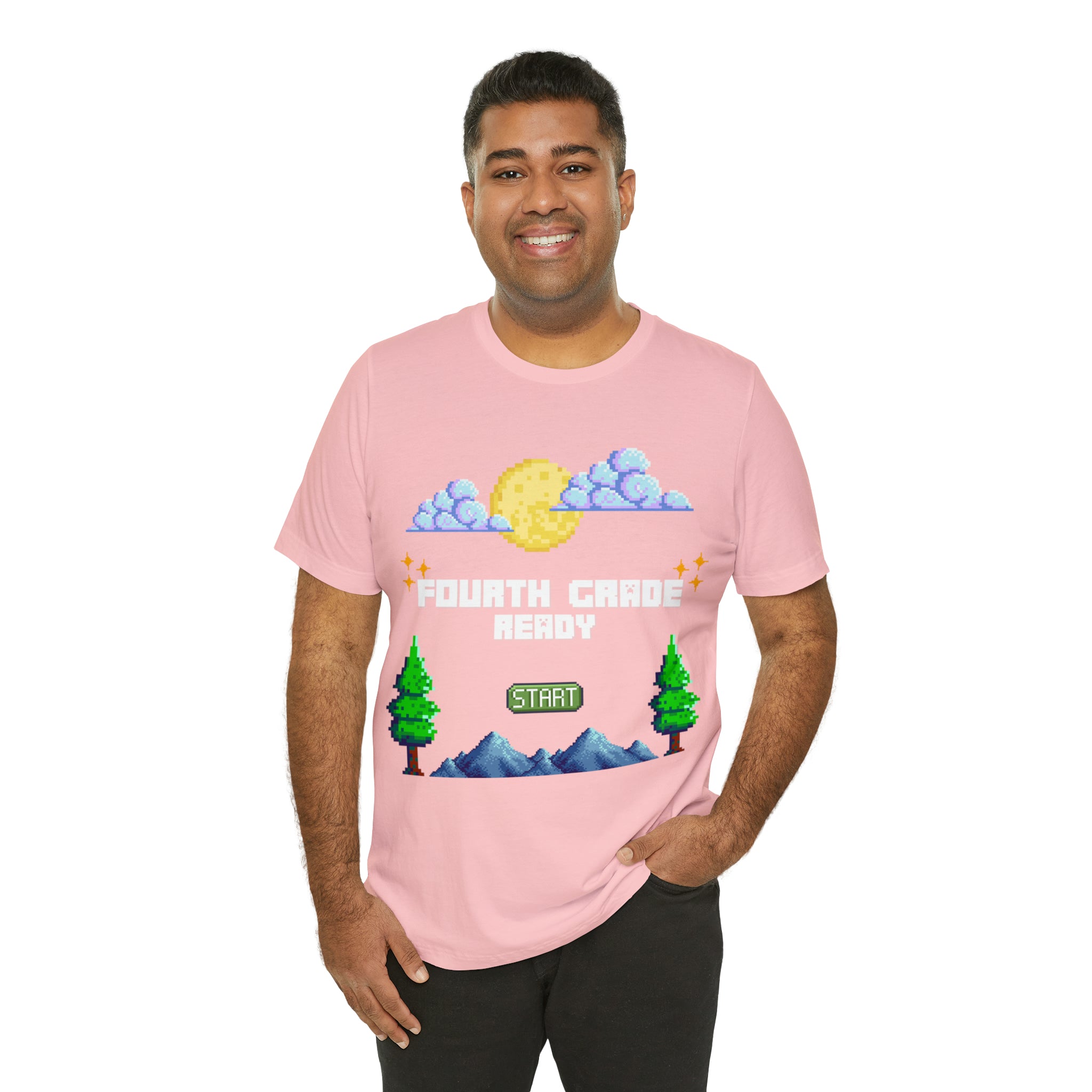Fourth Grade Ready Pixel Shirt | Minecraft Unisex T-Shirt