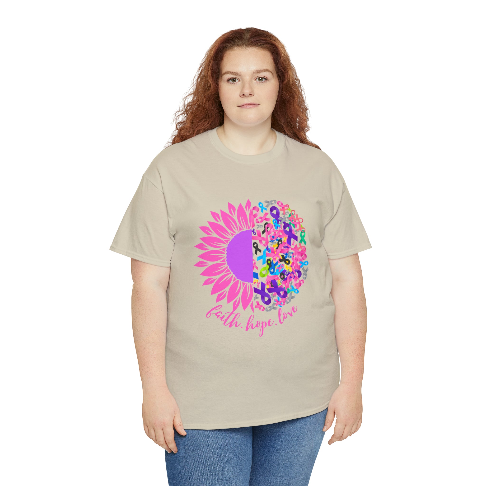 Faith Hope Love Shirt | Cancer Warrior Support Unisex T-Shirt