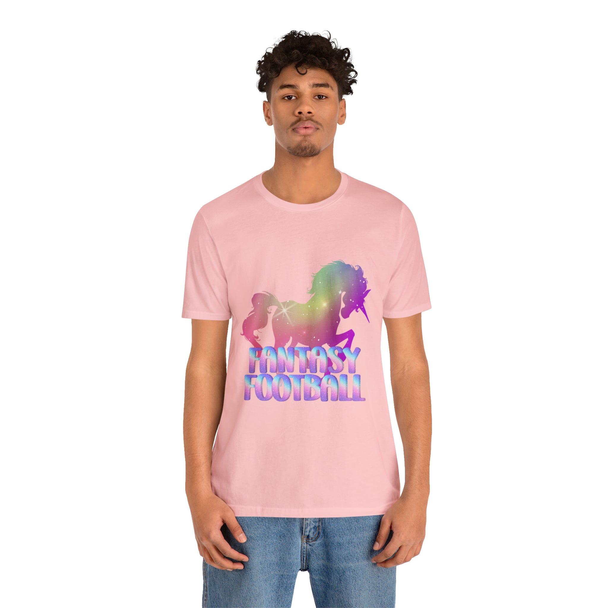 Fantasy Football Pink Shirt | Unicorn Fantasy Football Unisex T-Shirt