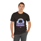 Cute Fantasy Football Shirt | Pink Cute Fantasy Football Unisex T-Shirt
