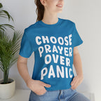 Prayer Over Panic Unisex Shirt | Religious Shirt for Prayers