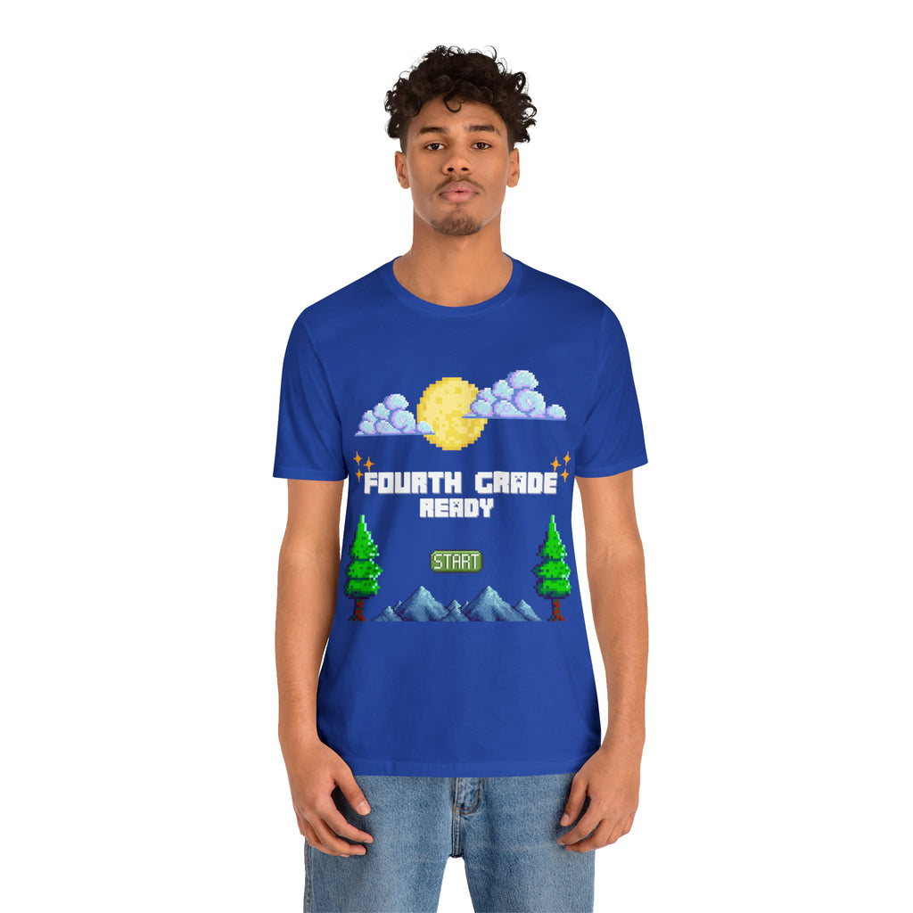 Fourth Grade Ready Pixel Shirt | Minecraft Unisex T-Shirt