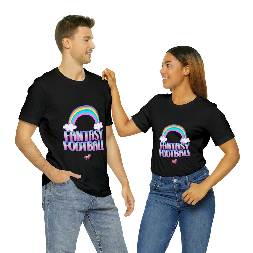 Cute Fantasy Football Shirt | Pink Cute Fantasy Football Unisex T-Shirt