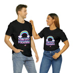 Cute Fantasy Football Shirt | Pink Cute Fantasy Football Unisex T-Shirt