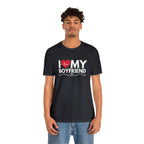 I Love My Boyfriend Shirt | Couple Love T-Shirt, Pair Girlfriend Boyfriend Matching Shirt