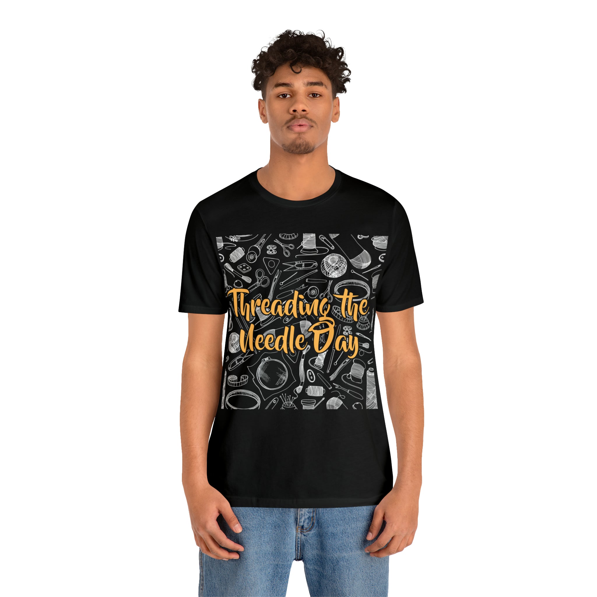 Threading the Needle Day Shirt | Tailor Sewing Unisex T-Shirt