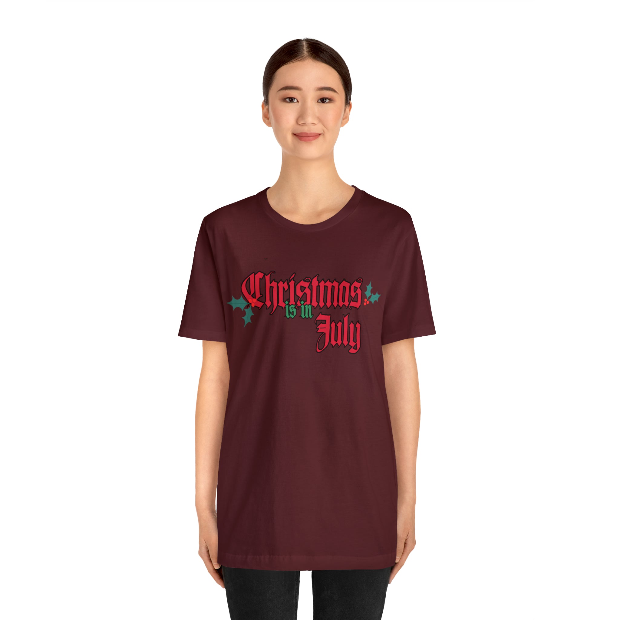 Christmas is in July Shirt | Christmas in July Statement T-Shirt