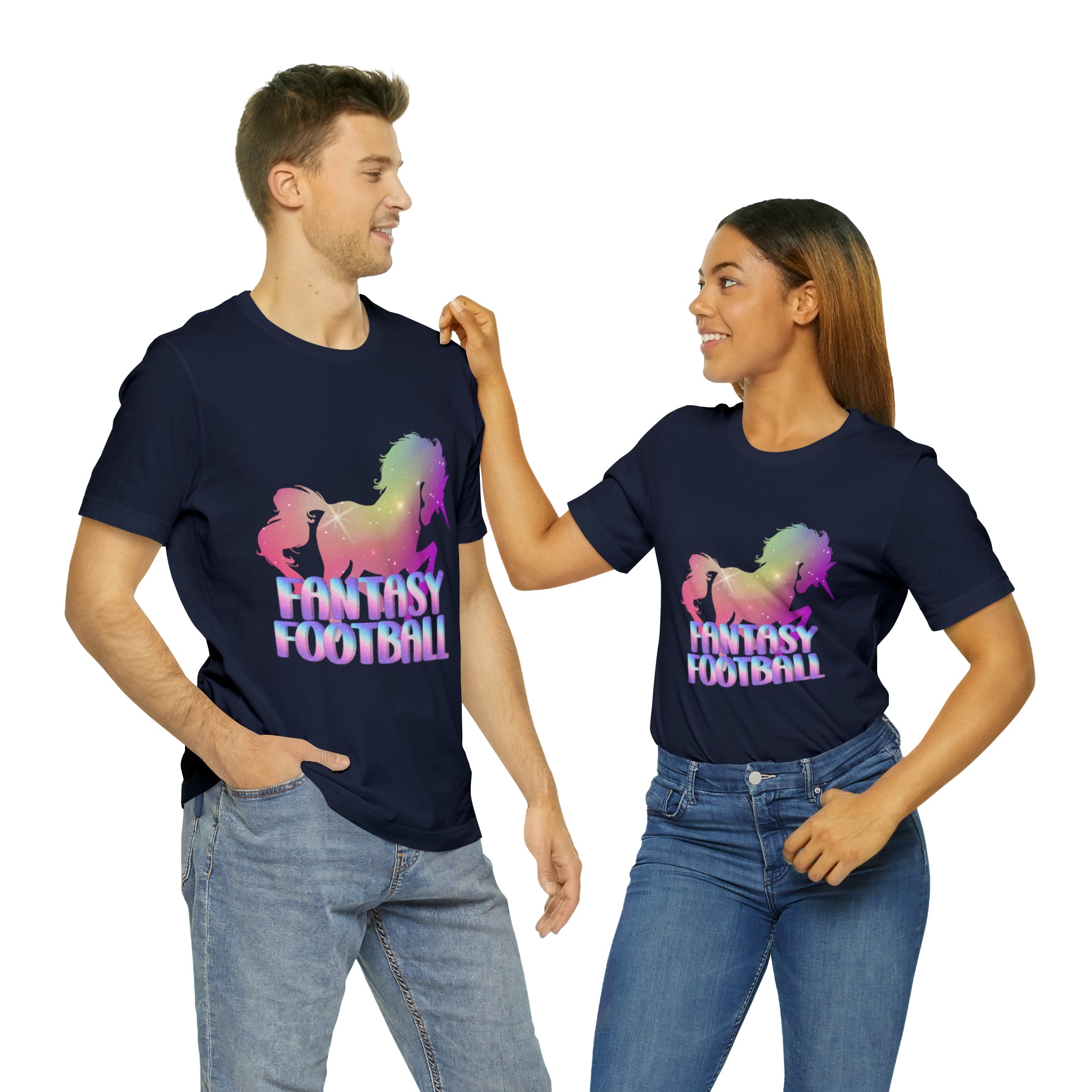 Fantasy Football Pink Shirt | Unicorn Fantasy Football Unisex T-Shirt