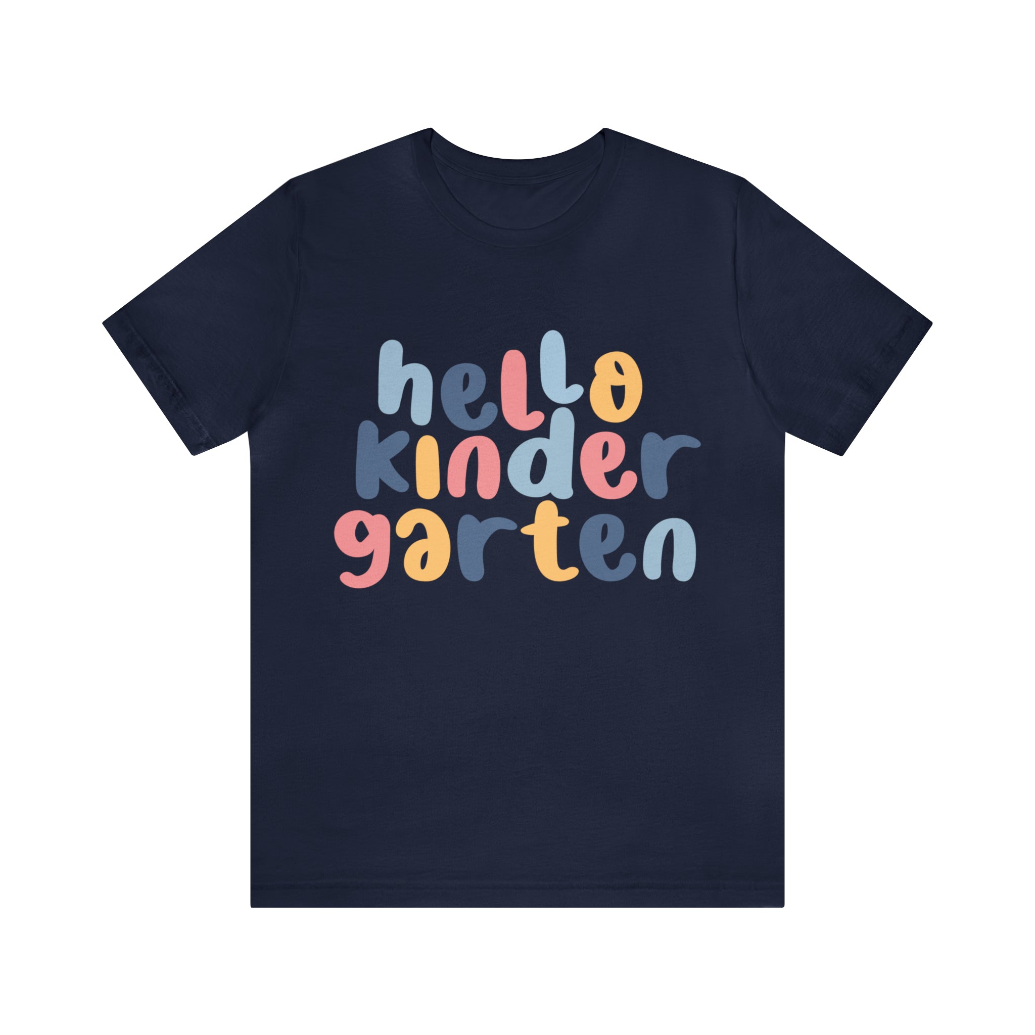 Hello Kindergarten School Shirt | First day of School Unisex T-Shirt