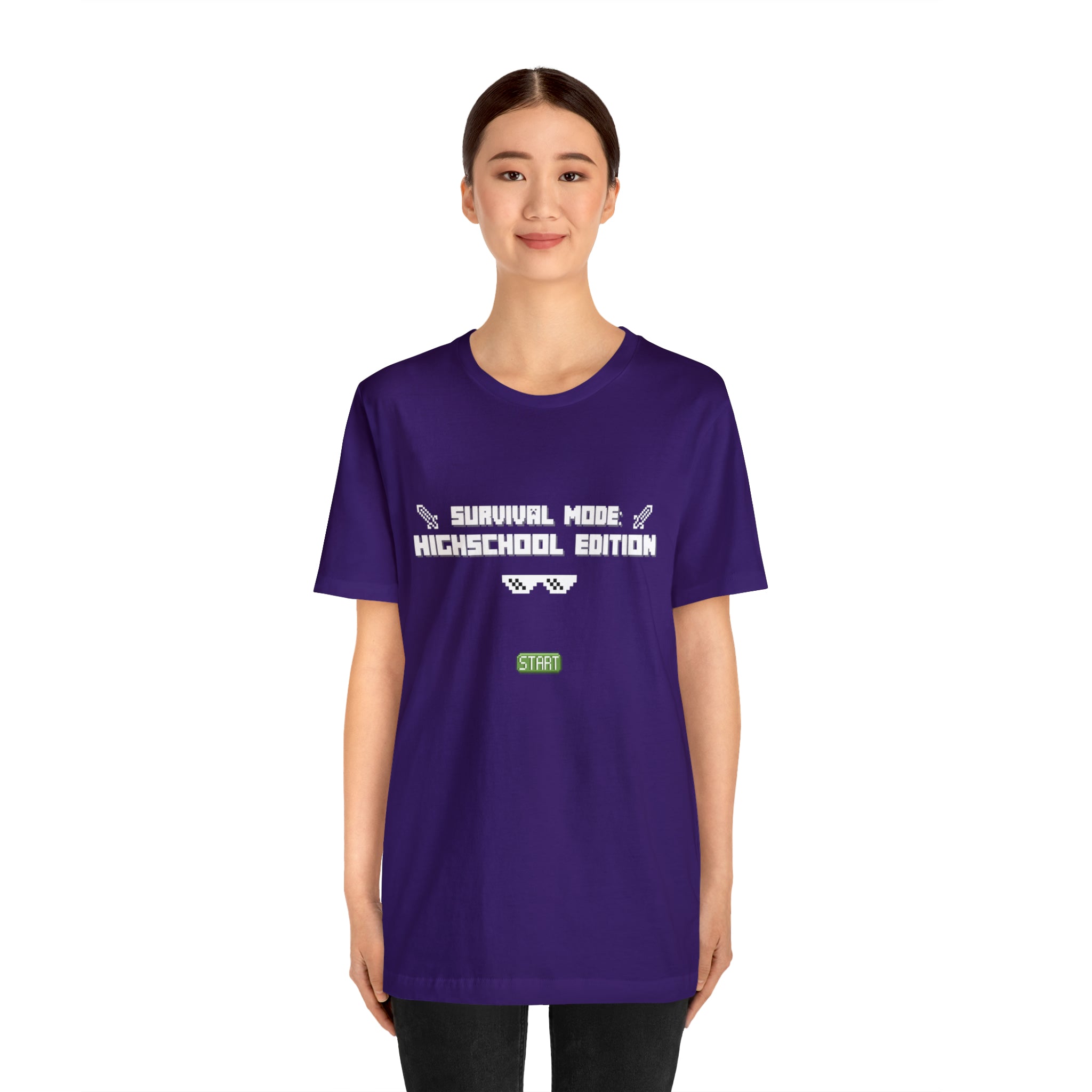 Highschool Survival Mode Shirt | Minecraft School Unisex T-Shirt