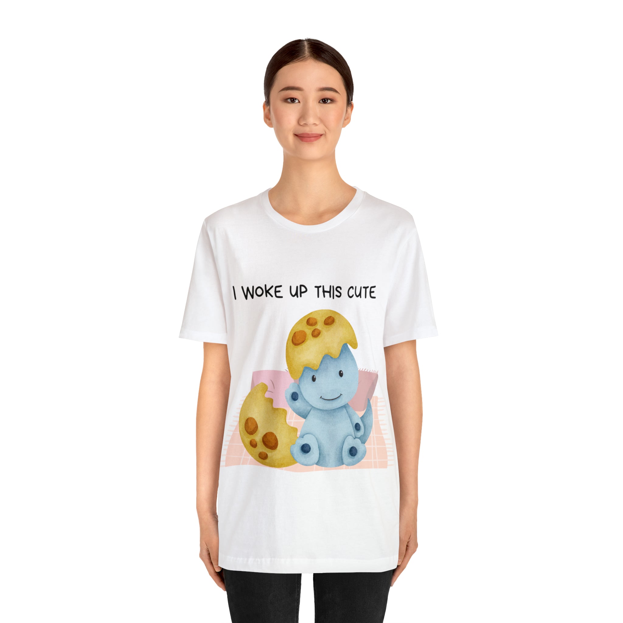 I Woke Up This Cute Shirt | Baby Dino Collection Unisex T-Shirt