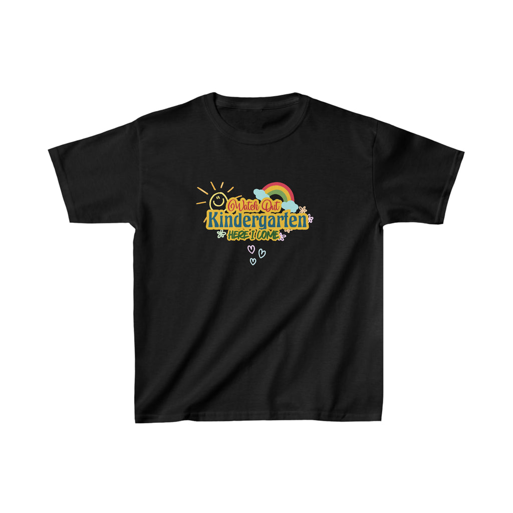 Watch Out Kindergarten Shirt | School Kids Heavy Cotton™ Tee