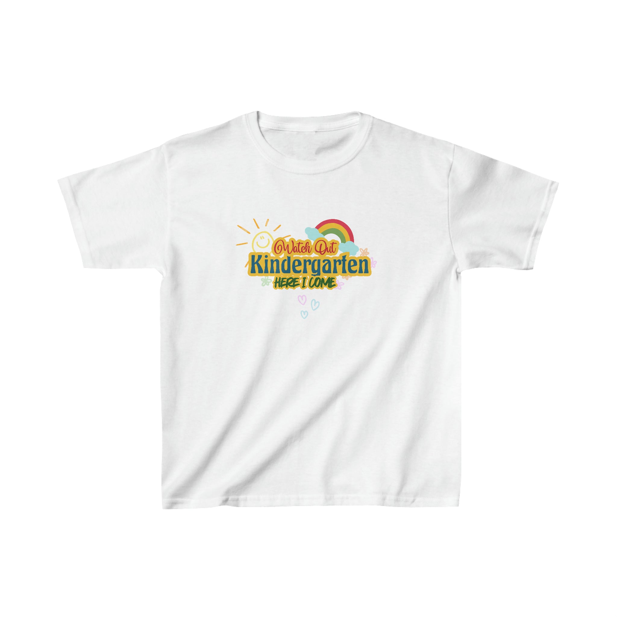 Watch Out Kindergarten Shirt | School Kids Heavy Cotton™ Tee