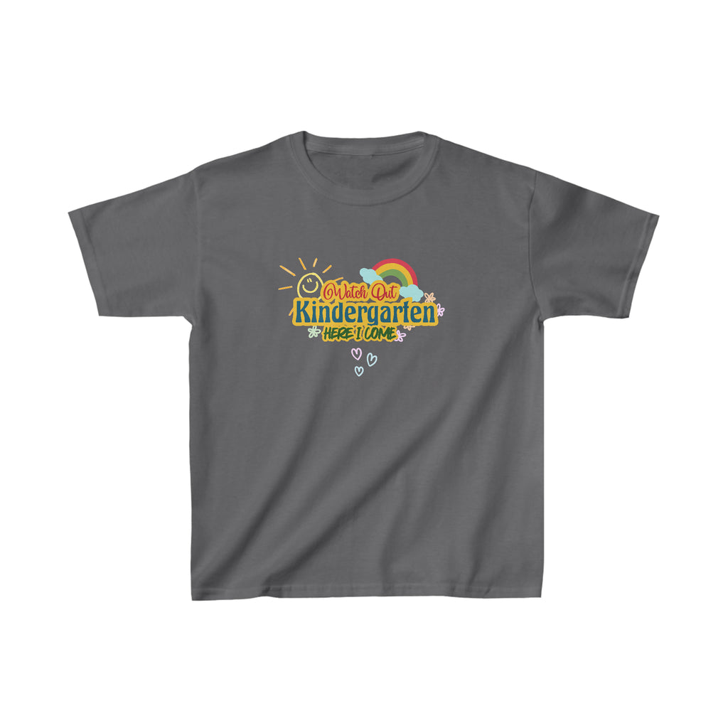 Watch Out Kindergarten Shirt | School Kids Heavy Cotton™ Tee