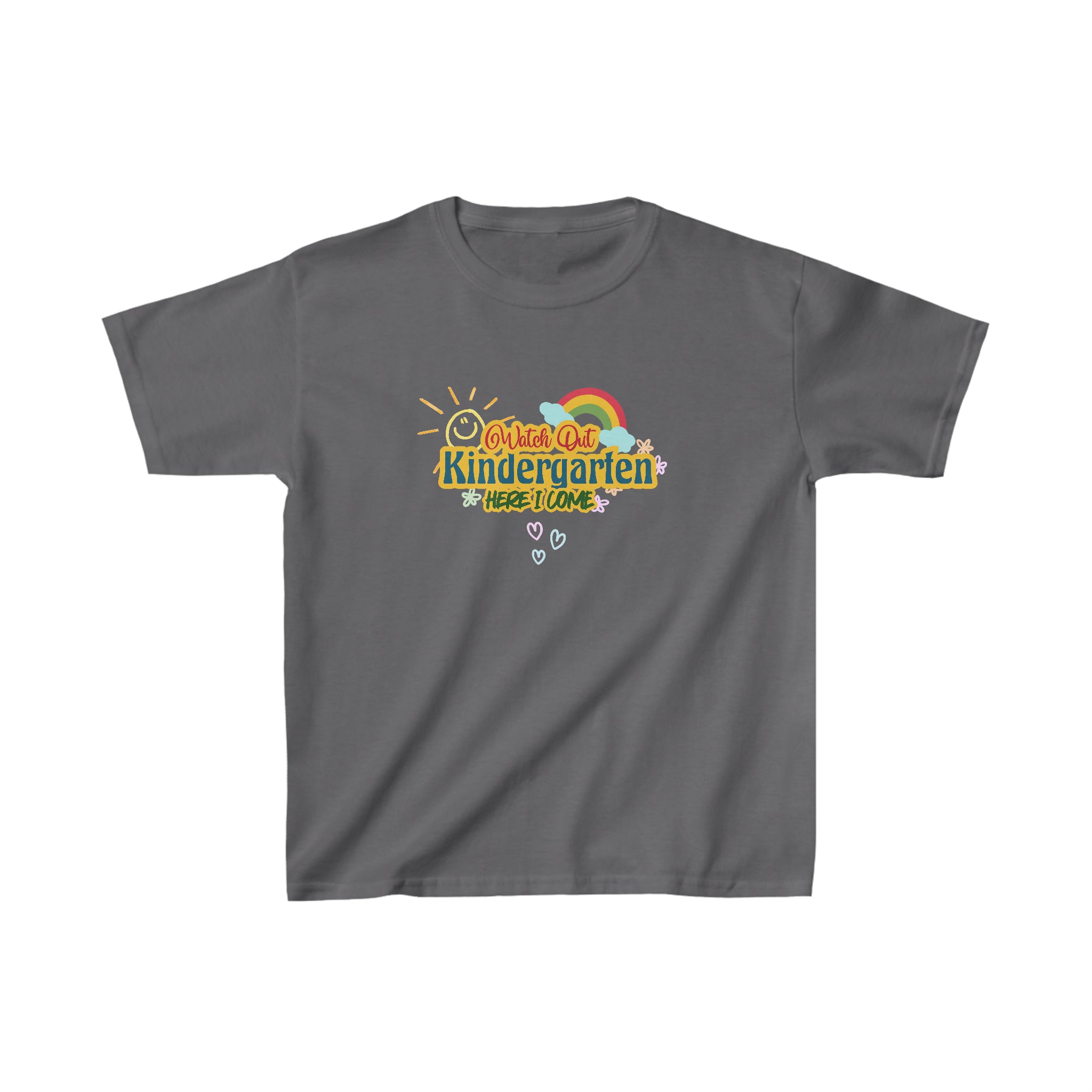 Watch Out Kindergarten Shirt | School Kids Heavy Cotton™ Tee