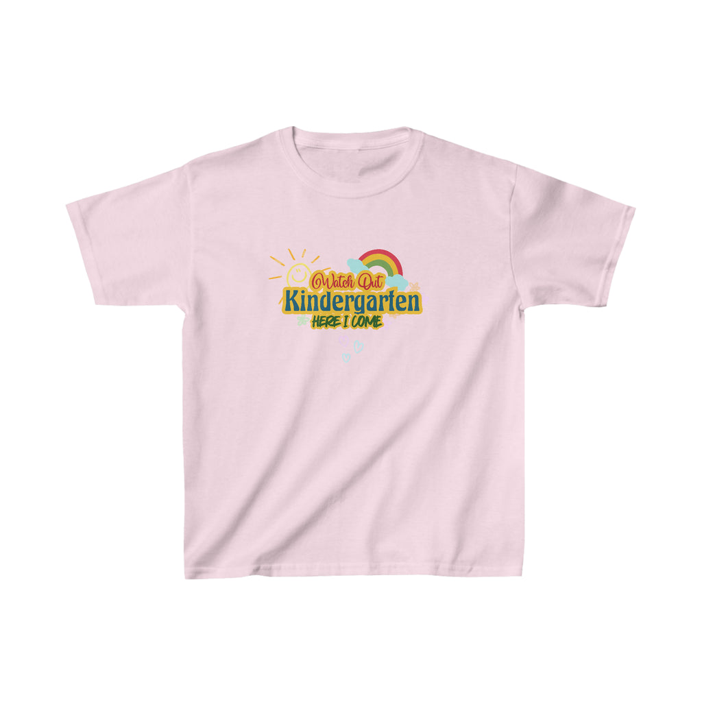 Watch Out Kindergarten Shirt | School Kids Heavy Cotton™ Tee