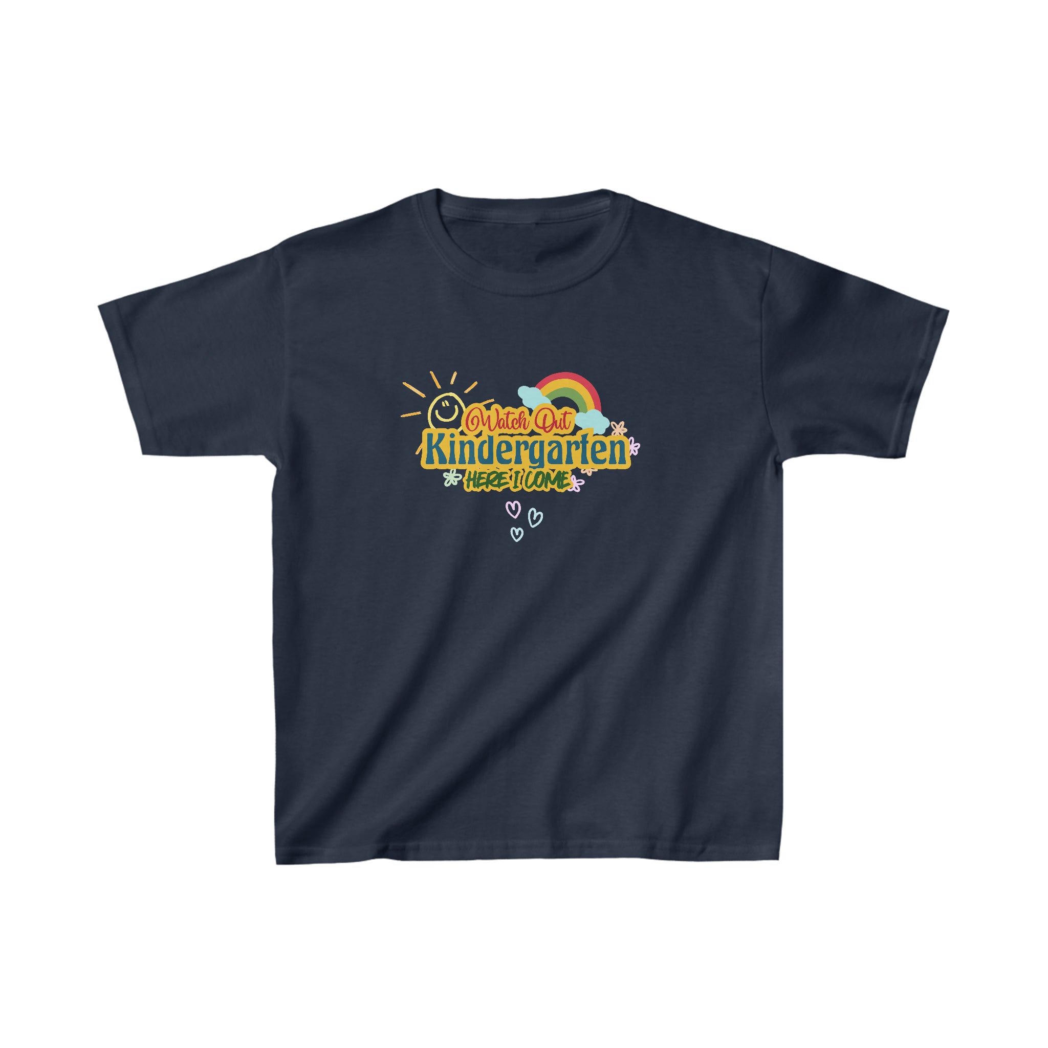 Watch Out Kindergarten Shirt | School Kids Heavy Cotton™ Tee