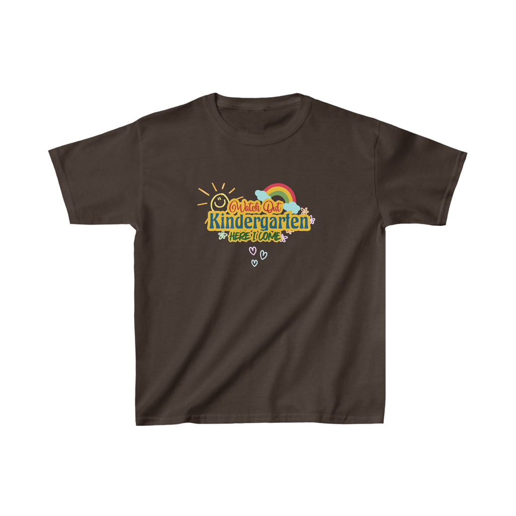 Watch Out Kindergarten Shirt | School Kids Heavy Cotton™ Tee