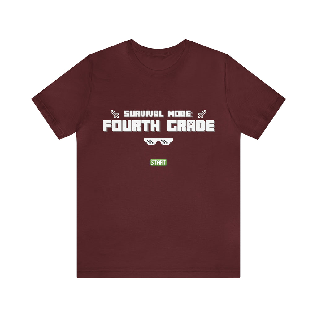 Fourth Grade Survival Mode | Minecraft Unisex T-Shirt