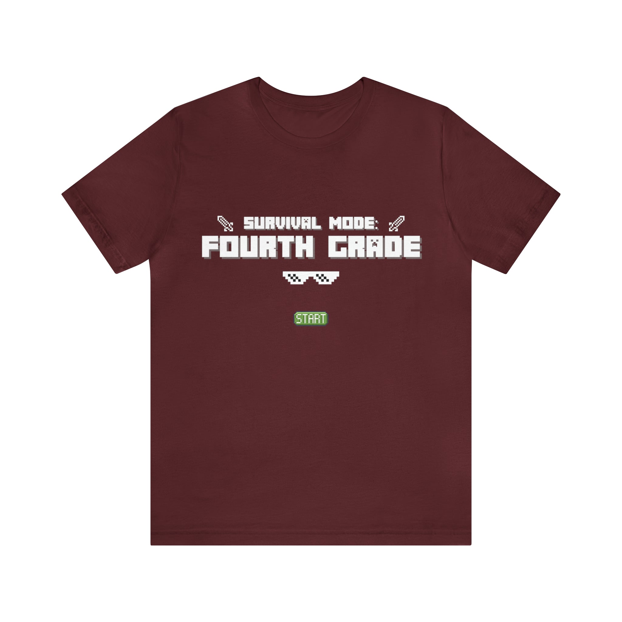Fourth Grade Survival Mode | Minecraft Unisex T-Shirt
